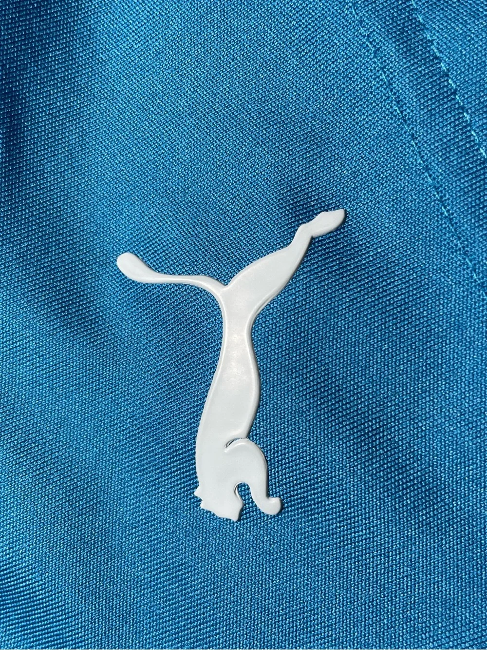 Men's Puma Performance Polo Shirt Blue XXL Moisture-Wicking Golf Activewear